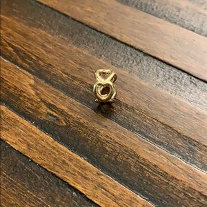 Rare discontinued 14k yg pandora spacer